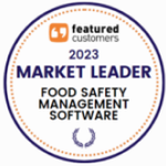 Badge: 2023 Market Leader for Food Safety Management Software