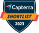 Badge: Capterra Shortlist 2023