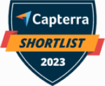 Badge: Capterra Shortlist 2023